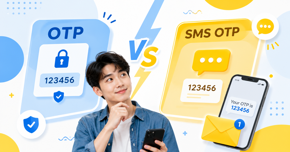 รู้หรือไม่! ระบบ OTP กับ SMS OTP ต่างกันยังไง?